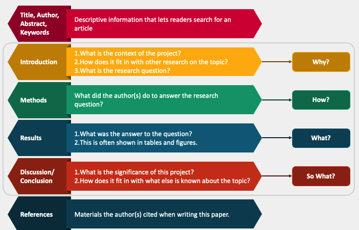 Structure of a scientific paper: basic rules and tips